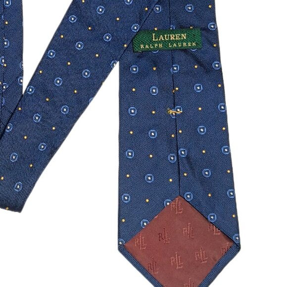 Polo Ralph Lauren Blue Geometric Ties for Men for sale | eBay Lauren Ralph Lauren Silk Tie Men’s 60” Navy Blue Geometric Designer Wide New